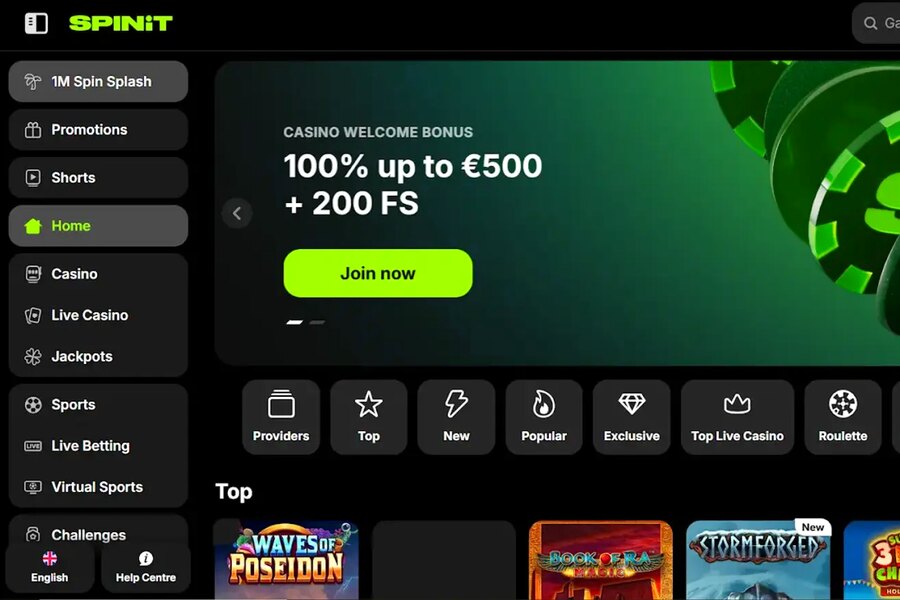 Spinit Casino: Crea tu cuenta de jugador ahora